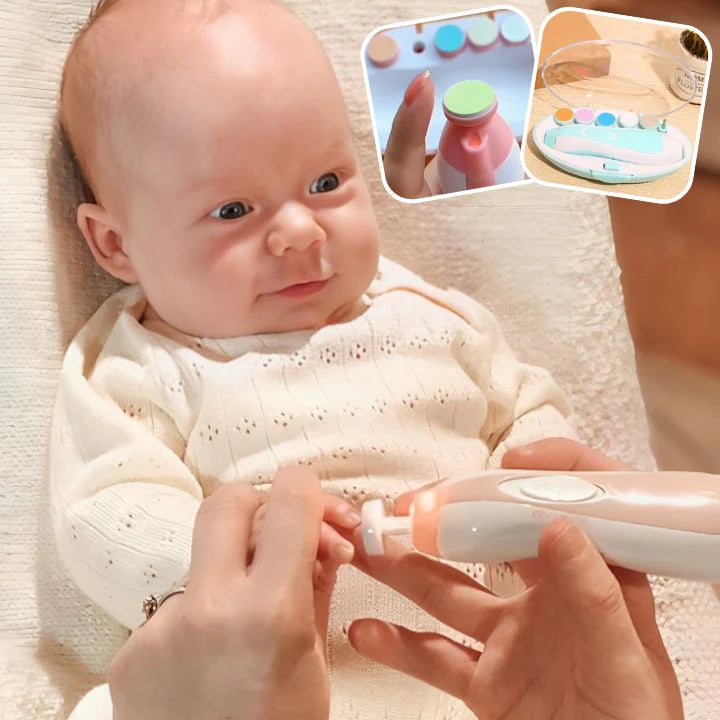 Coupez et limez les ongles de bébé en toute sécurité grâce à notre kit électrique,silencieux et doux.