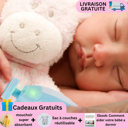 Coupez et limez les ongles de bébé en toute sécurité grâce à notre kit électrique,silencieux et doux.