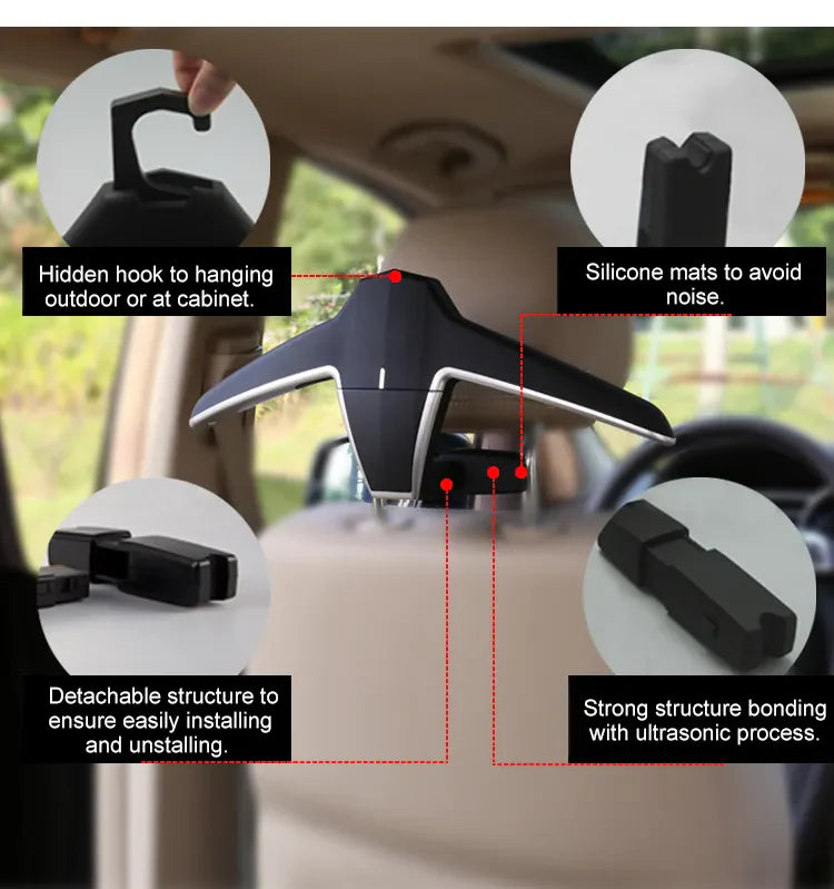 🕴️ Porte-Manteau Voiture Premium – Élégance Instantanée au Quotidien