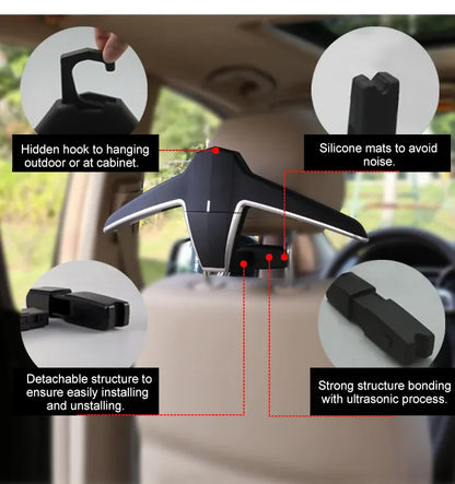 🕴️ Porte-Manteau Voiture Premium – Élégance Instantanée au Quotidien