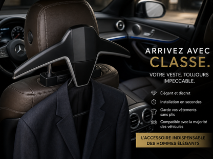 🕴️ Porte-Manteau Voiture Premium – Élégance Instantanée au Quotidien