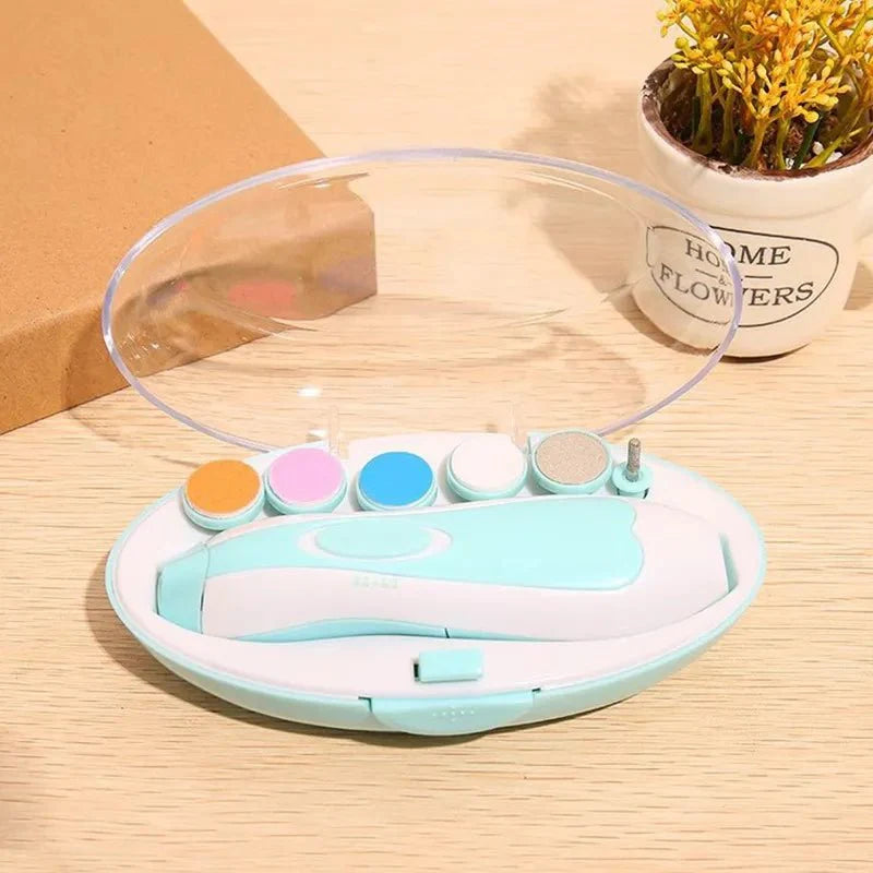 Coupez et limez les ongles de bébé en toute sécurité grâce à notre kit électrique,silencieux et doux.