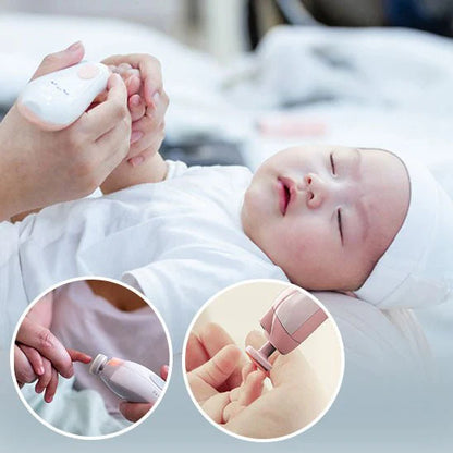 Coupez et limez les ongles de bébé en toute sécurité grâce à notre kit électrique,silencieux et doux.