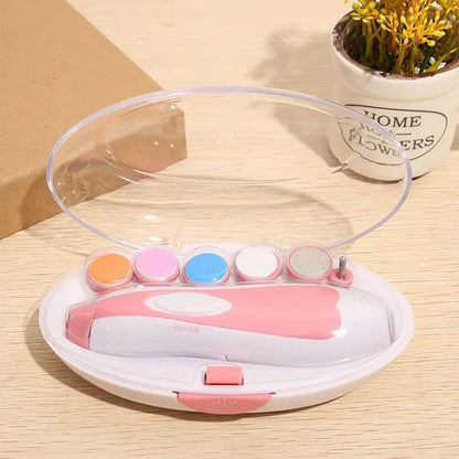 Coupez et limez les ongles de bébé en toute sécurité grâce à notre kit électrique,silencieux et doux.